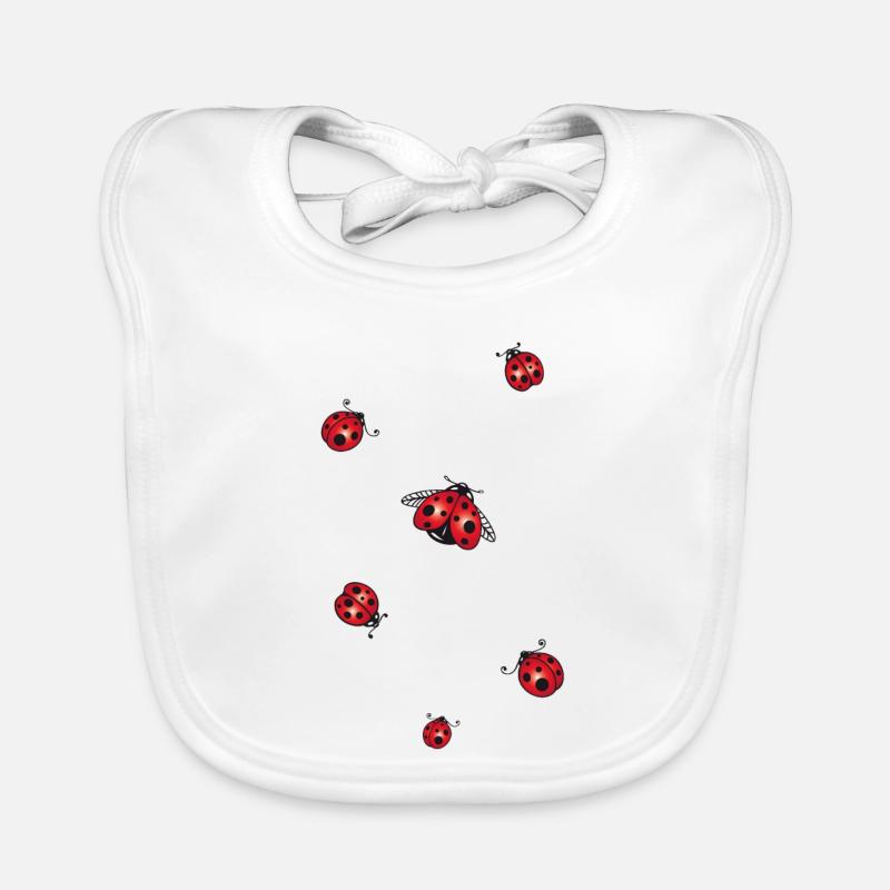 Marienkäfer Baby Bio-Lätzchen