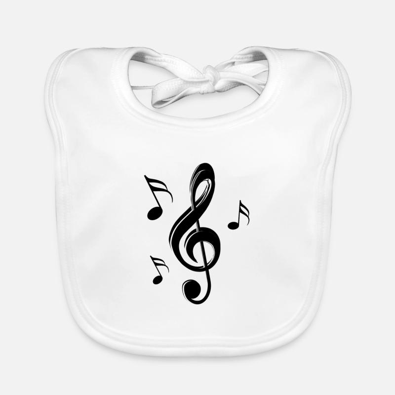 Clef notes Organic Baby Bibs