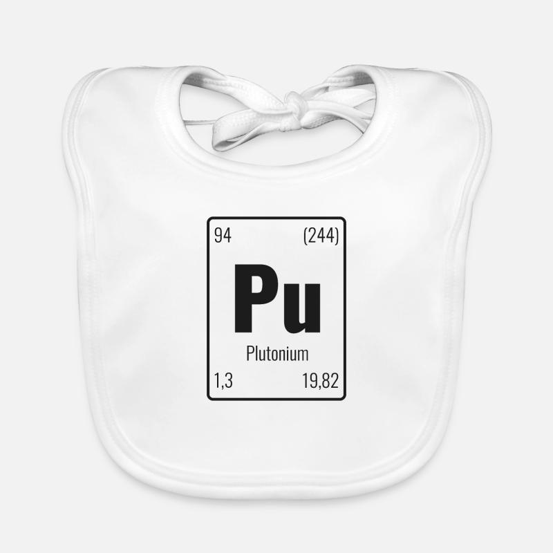 Plutonium Gift Chemistry Chemist Science Organic Baby Bibs