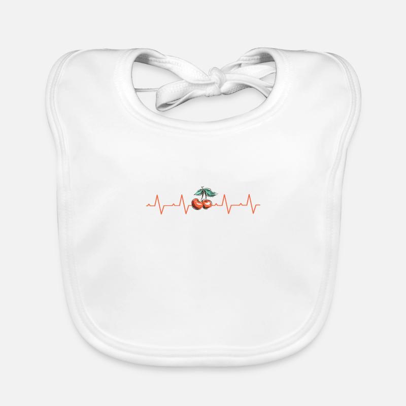 Cherry Cherries Sour Cherries Fruit Fruit Fruit Fruit Organic Baby Bibs