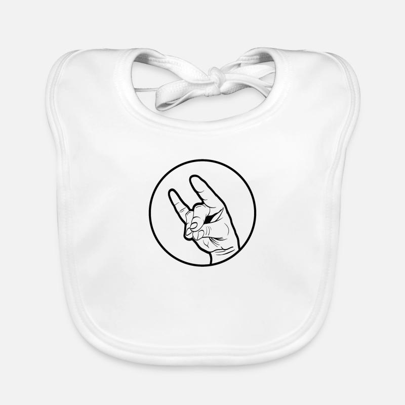 Geste Geschenk Schweigefuchs Lehrer Lehrerin Baby Bio-Lätzchen