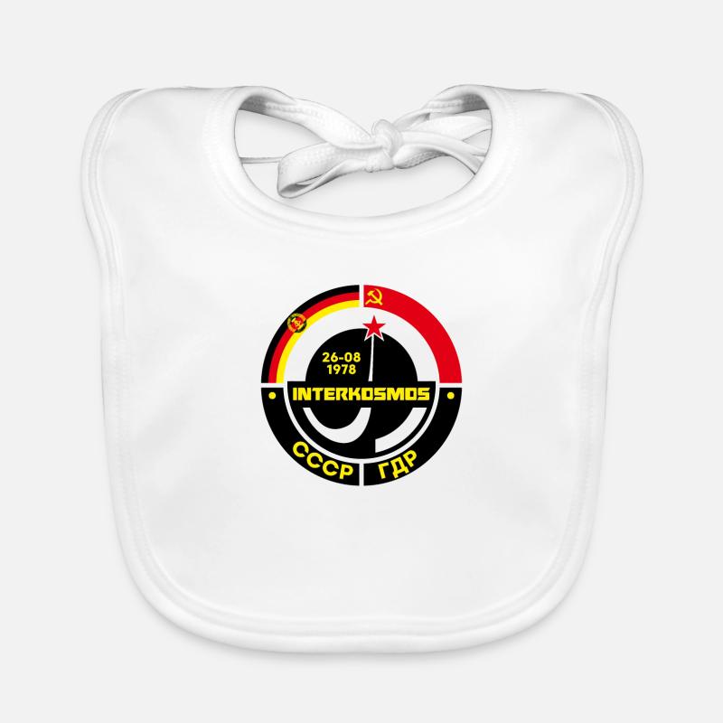 Interkosmos Geschenk DDR Ossi Ostdeutschland Baby Bio-Lätzchen