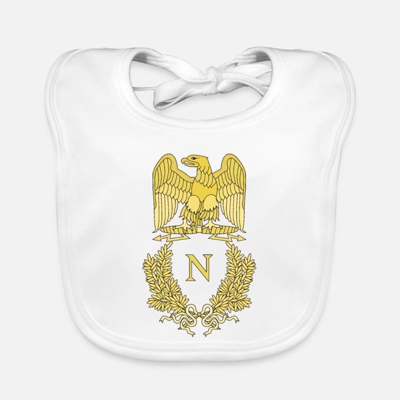 Napoleon Bonaparte Eagle Organic Baby Bibs