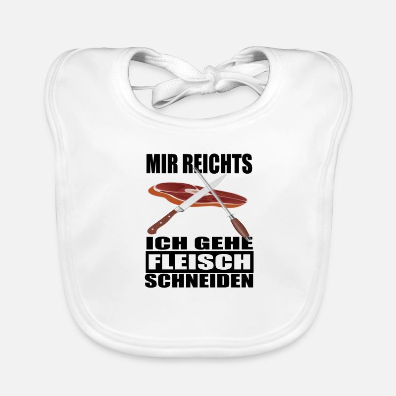 Fleischer Metzger Zerleger Schlachter Baby Bio-Lätzchen