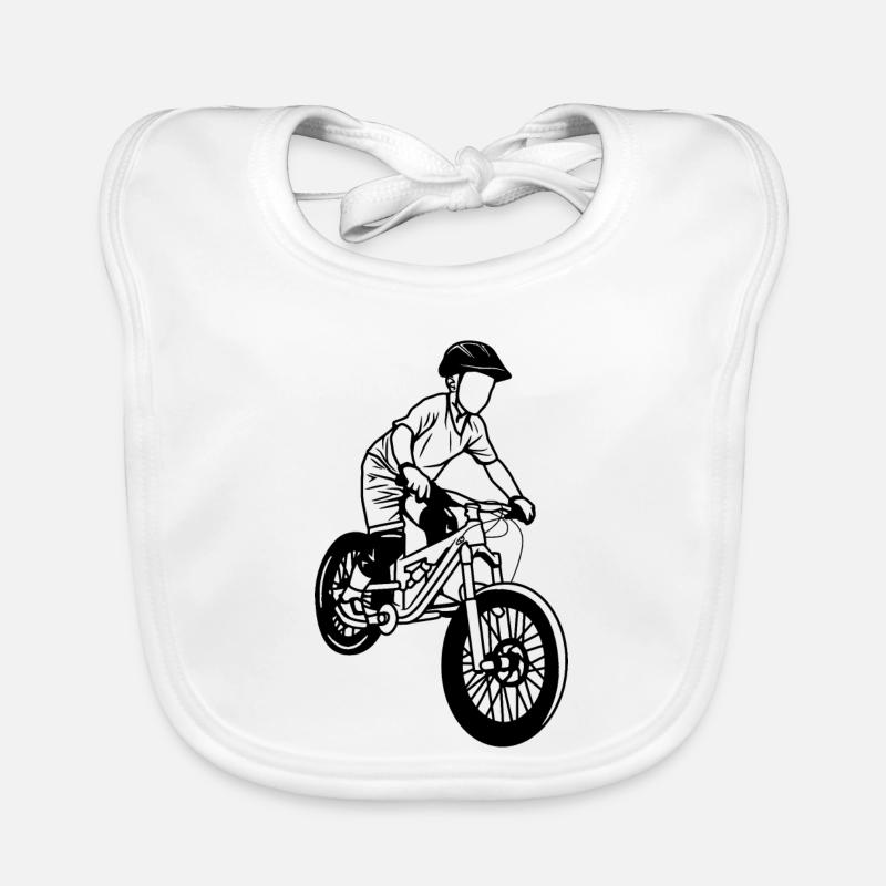 Garçon de vélo de montagne Bavoir bio Bébé
