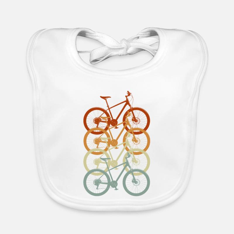 Vélo rétro vintage : une célébration du cyclisme Bavoir bio Bébé