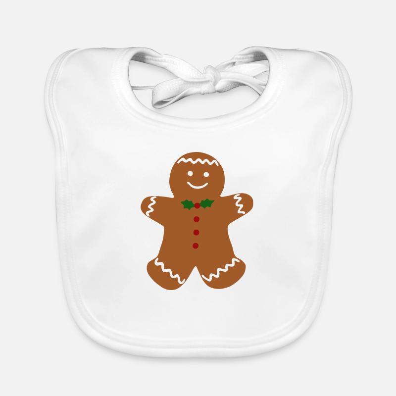 Lebkuchenmann Baby Bio-Lätzchen