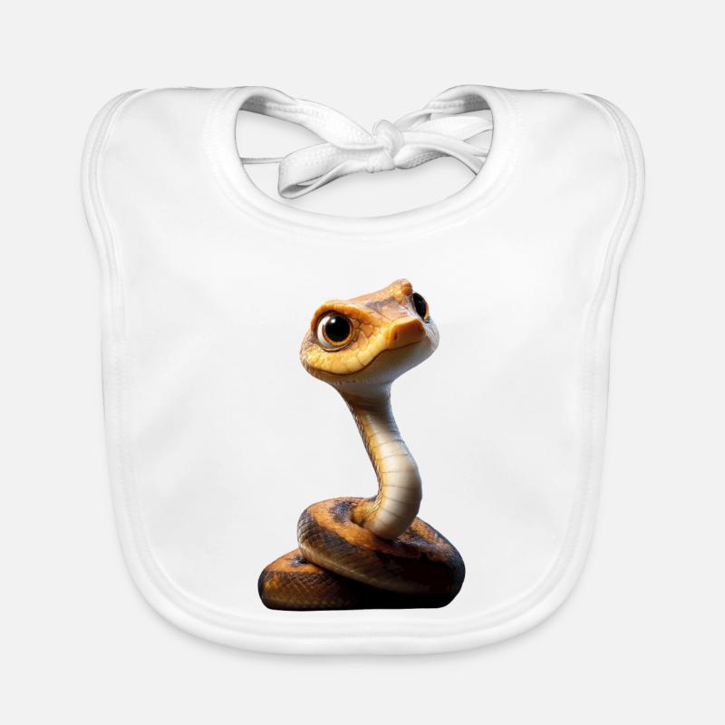 snake, python, cobra, rattlesnake, snakes Organic Baby Bibs