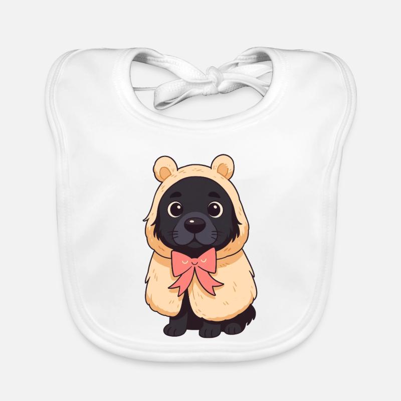 cute dog Organic Baby Bibs
