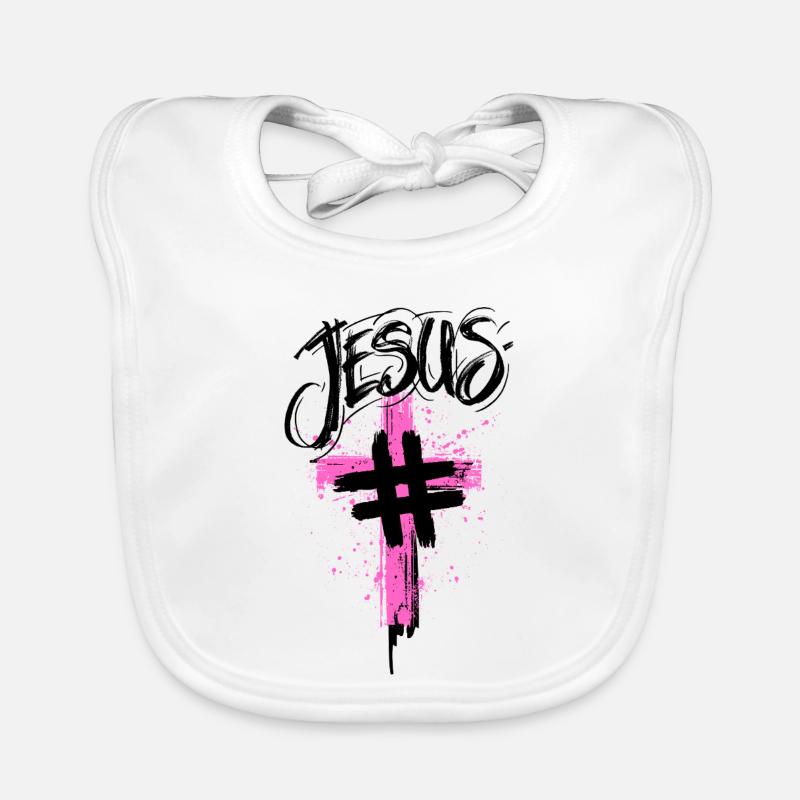 Hashtag Jesus Baby Bio-Lätzchen