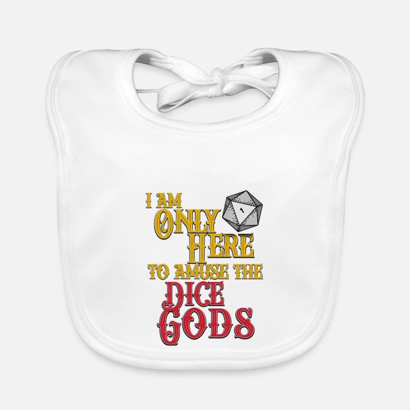 Dice Gods Amuse Me Organic Baby Bibs