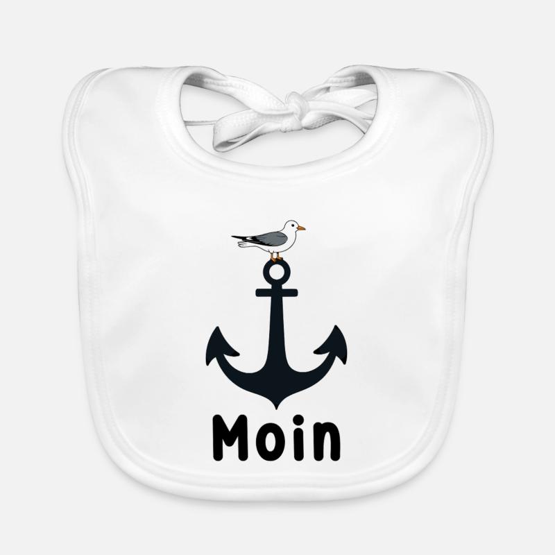 Anker Seagull Moin Bavoir bio Bébé