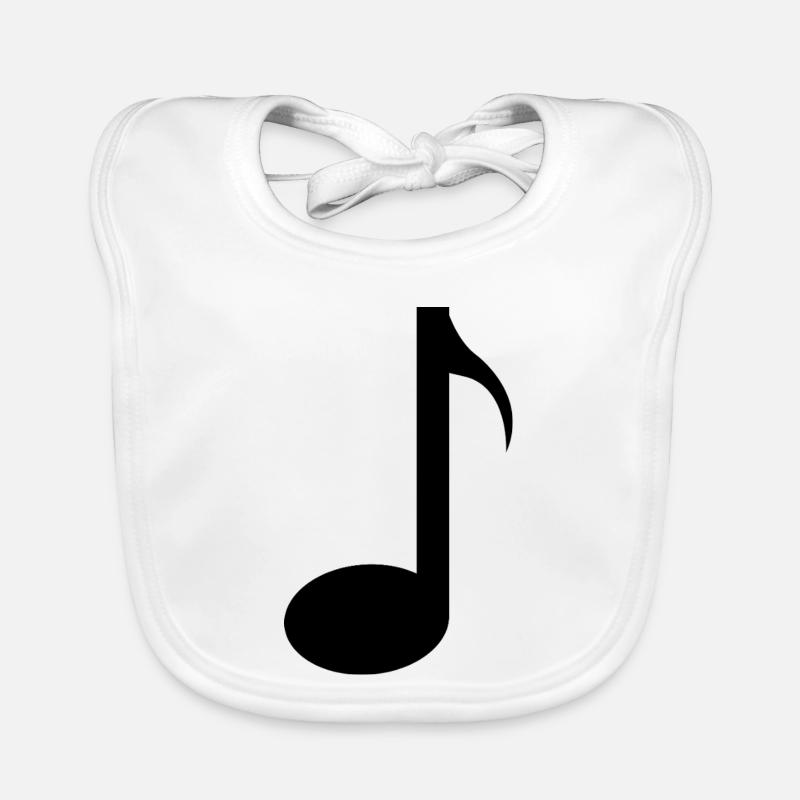 Musiknote Baby Bio-Lätzchen