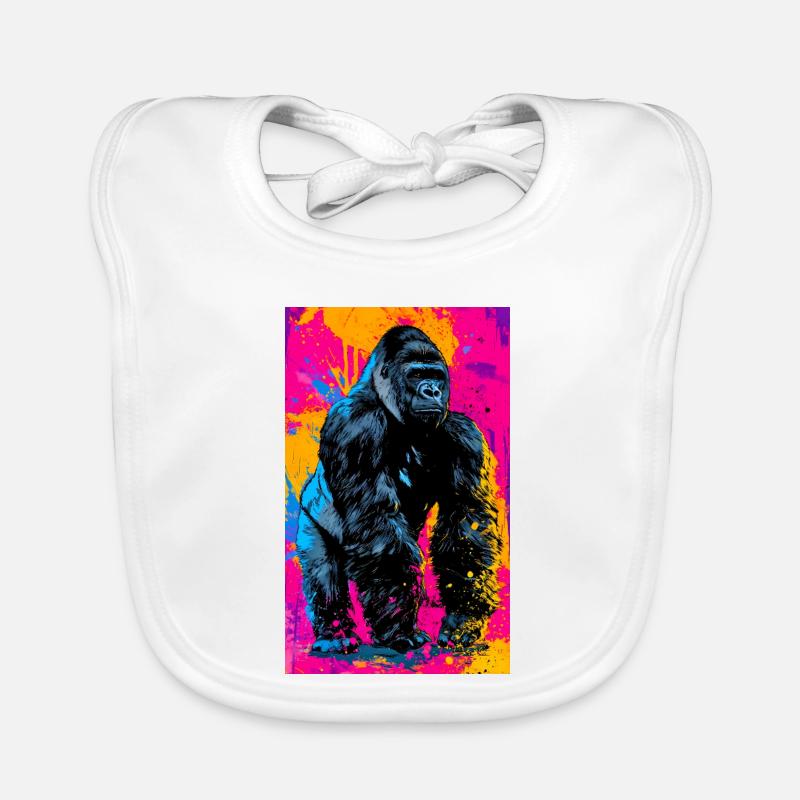 gorille Bavoir bio Bébé