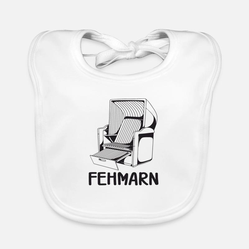 CHAISE DE PLAGE FEHMARN Bavoir bio Bébé