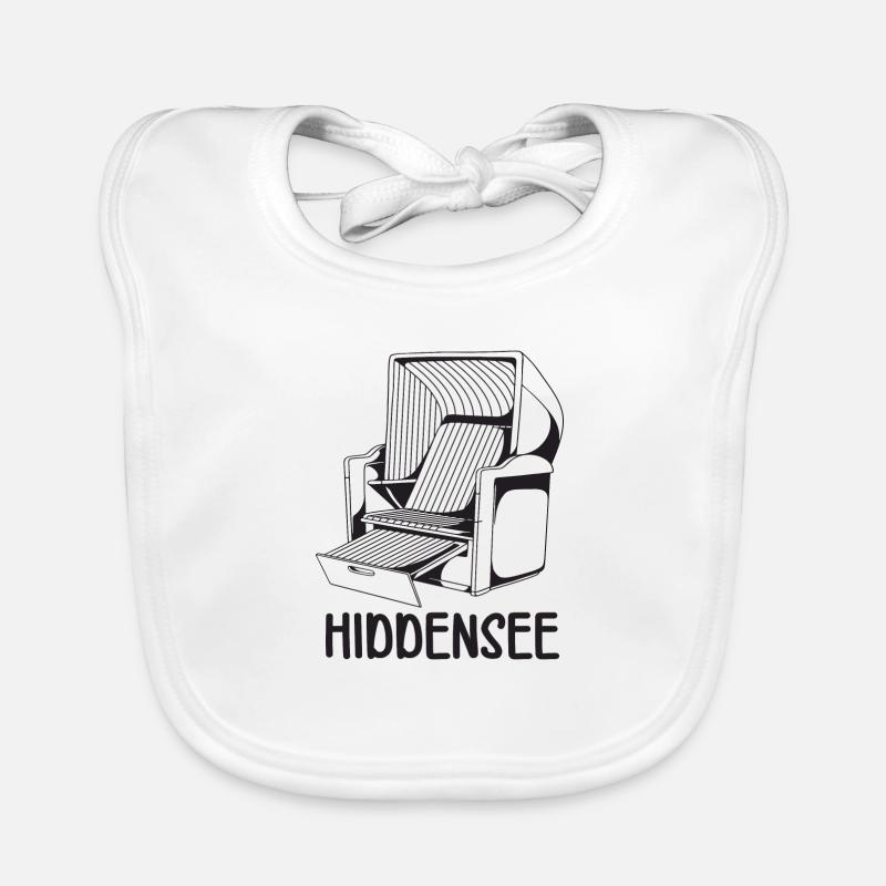 CHAISE DE PLAGE HIDDENSEE Bavoir bio Bébé