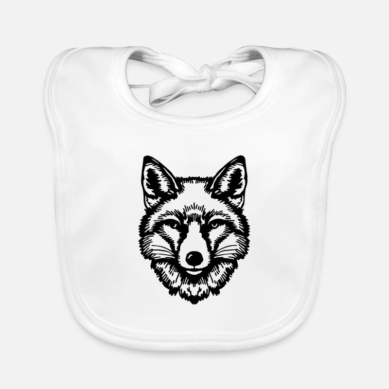 Fox Foxes Organic Baby Bibs