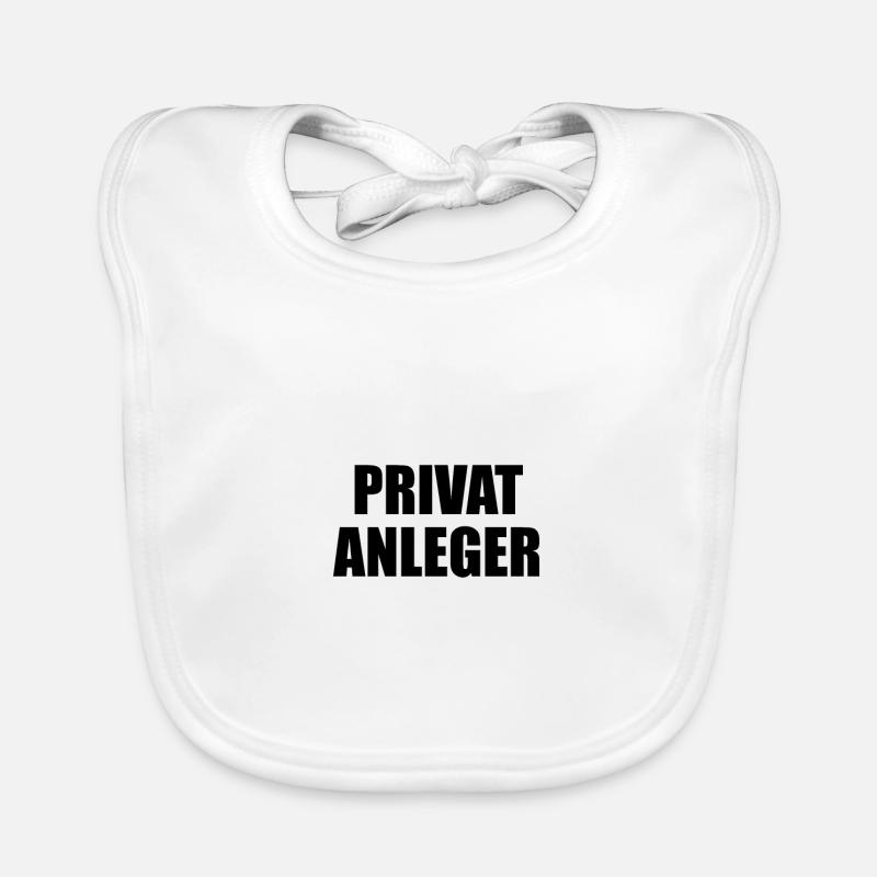 Ich bin Privatanleger Börse Aktien Baby Bio-Lätzchen