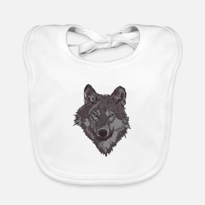 wolf Organic Baby Bibs
