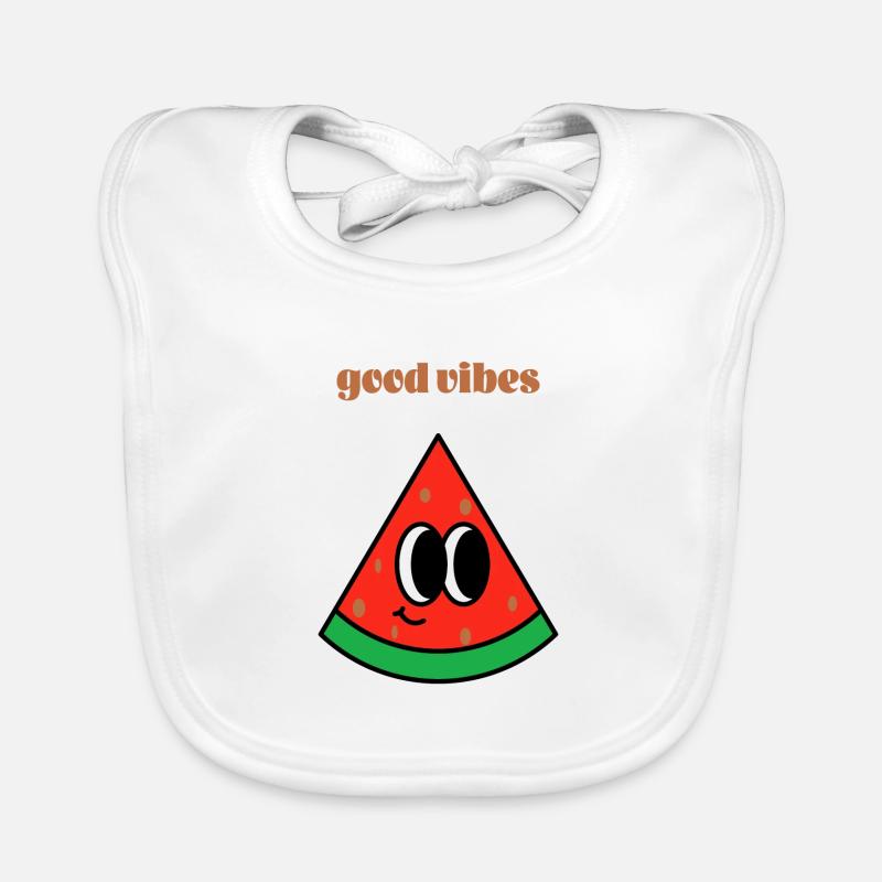 Good Vibes Only Baby Bio-Lätzchen