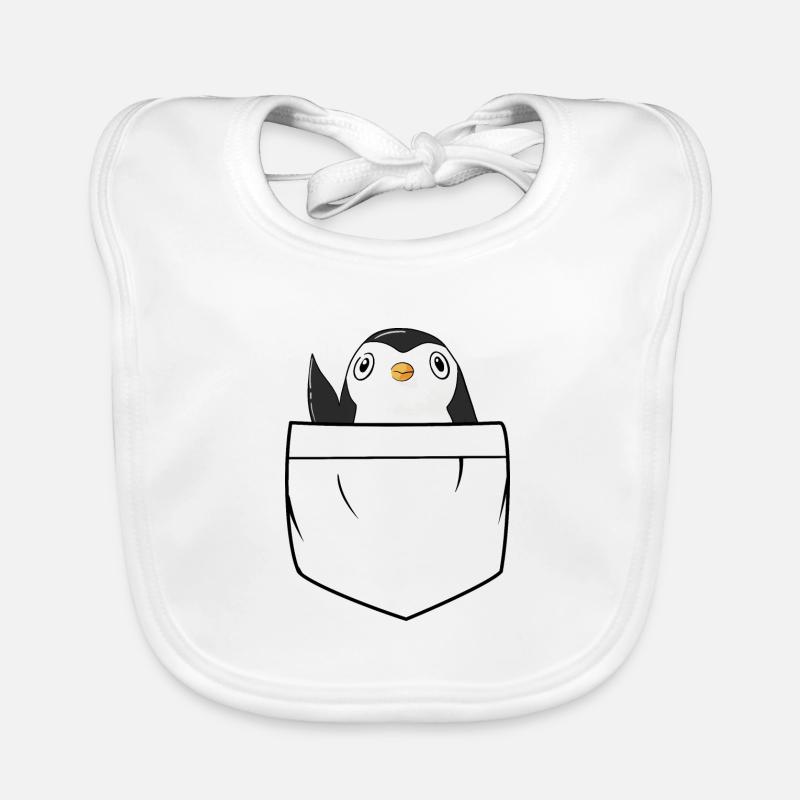 Sacs pingouins Bavoir bio Bébé