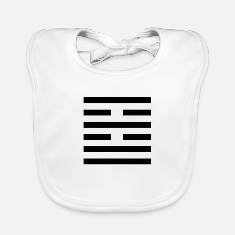 38 Kui - the Opposite (Hexagram) Organic Baby Bibs