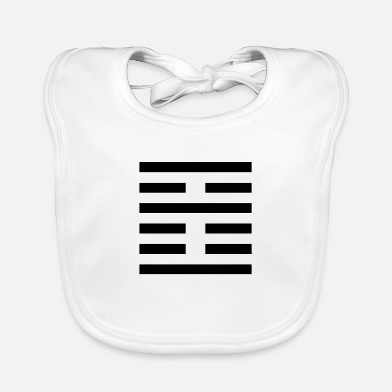 21 Schï. Ho: Biting Through (Hexagram) Organic Baby Bibs