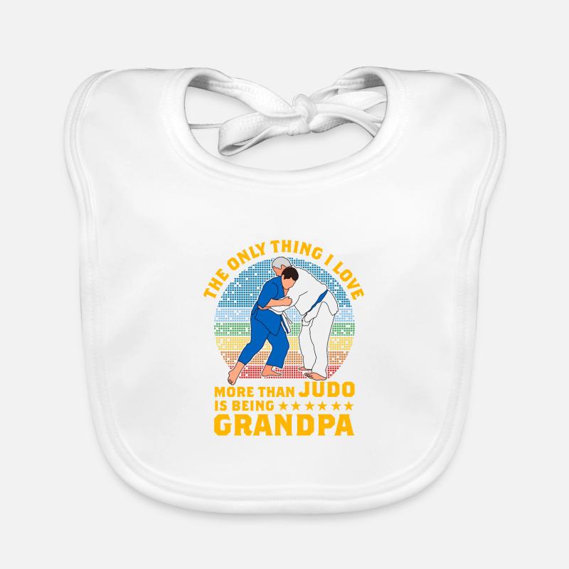Das Einzige, was ich noch mehr liebe als Judo, ist das Sein Baby Bio-Lätzchen