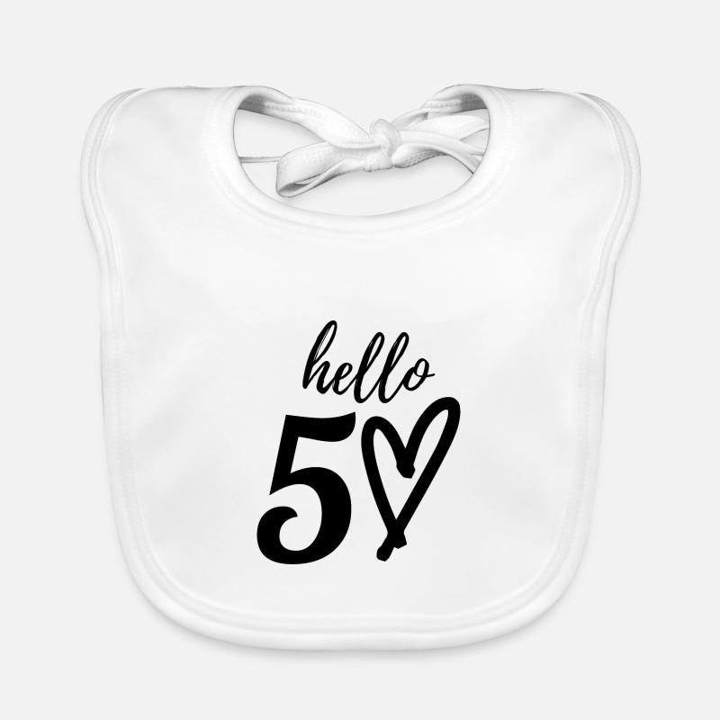 50th birthday Organic Baby Bibs
