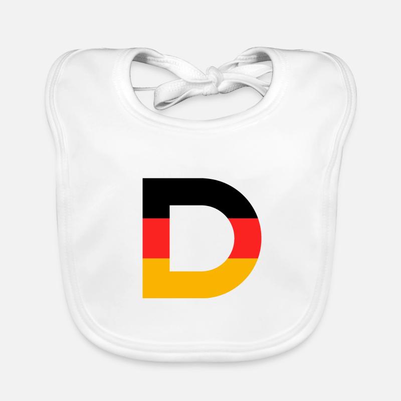 Deutsche Sport Mannschaften - Gib mir ein D! Baby Bio-Lätzchen