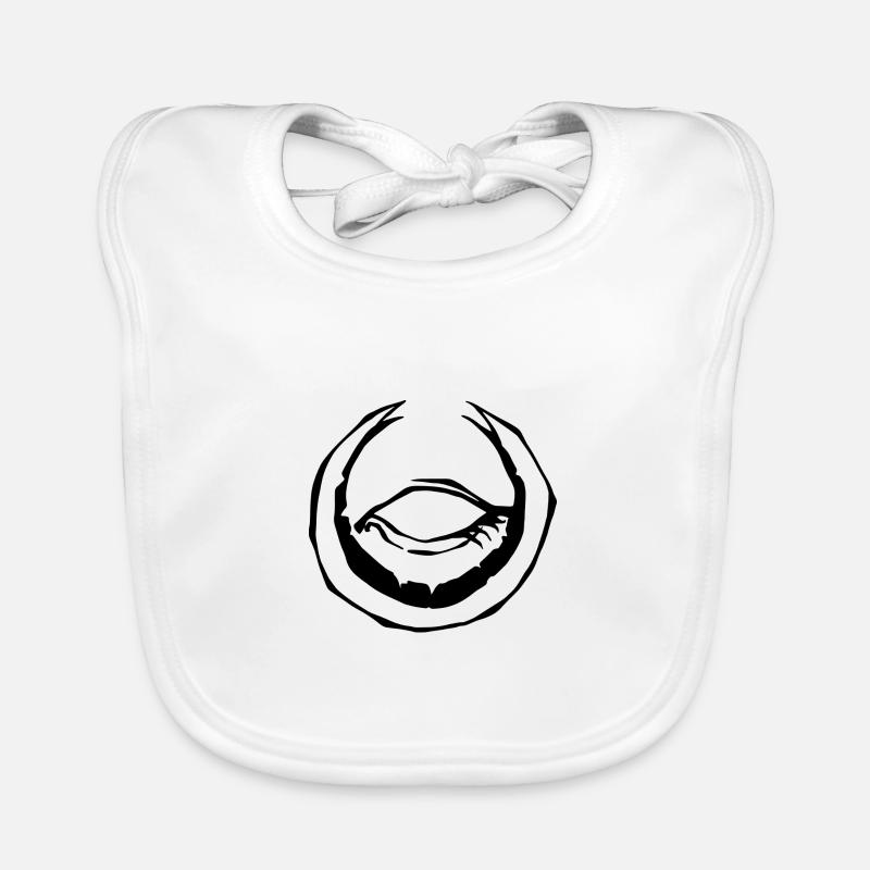 Eye Moon Halloween Organic Baby Bibs