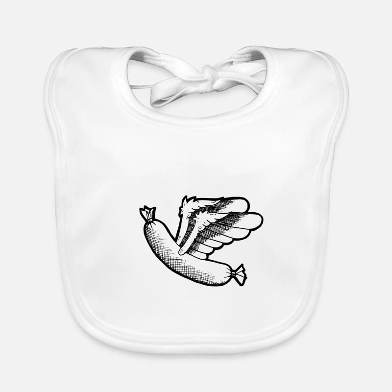 Flying sausage Organic Baby Bibs