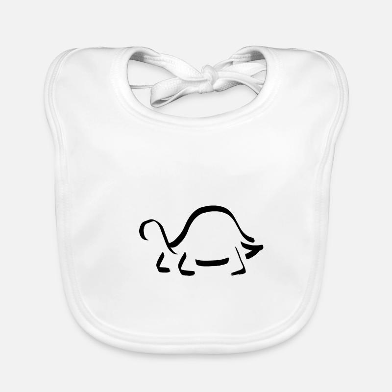 Turtle Minimalist Organic Baby Bibs
