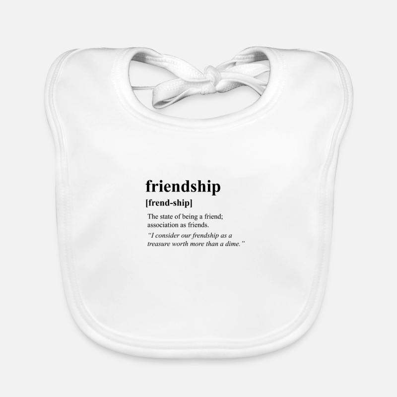 amicizia Bavaglino ecologico per neonato