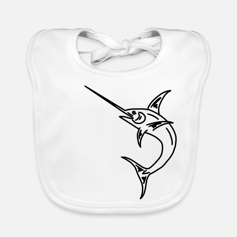 Schwertfisch Baby Bio-Lätzchen