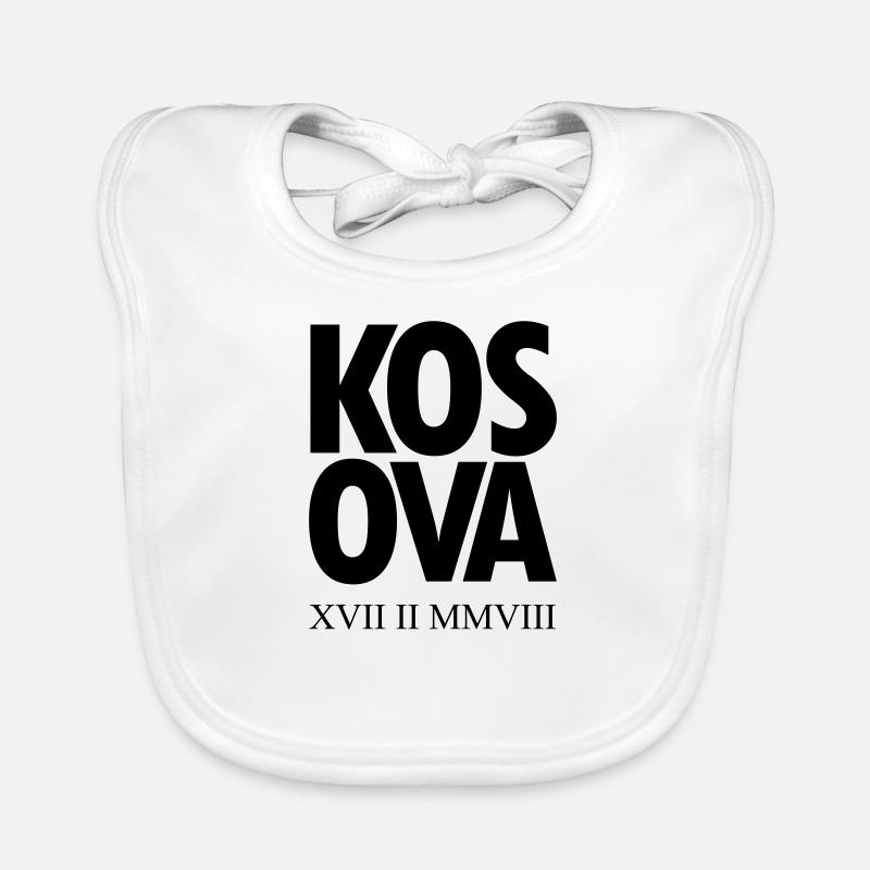 Jour de l’indépendance de KOSOVA Bavoir bio Bébé
