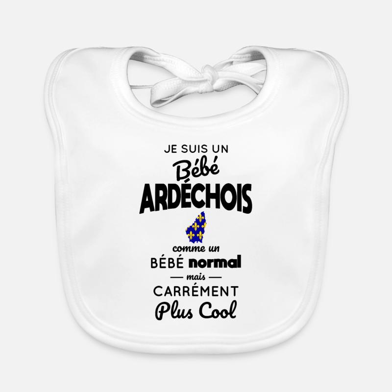 Bébé Ardéchois comme un Bébé normal mais plus Cool Bavoir bio Bébé