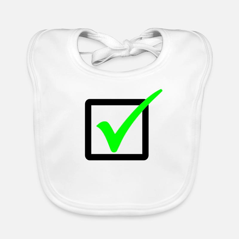 Décroché / une agrafe / correct 2c Bavoir bio Bébé