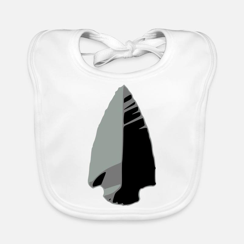 flint arrowhead indian Organic Baby Bibs