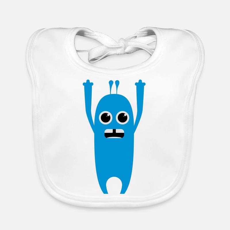 Hands up week-end / Chemise drôle / bande dessinée Bavoir bio Bébé