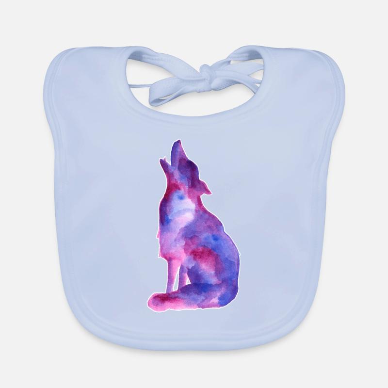 Galaxy Wolf Baby Bio-Lätzchen