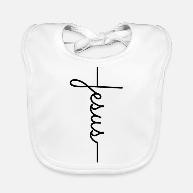 JESUS CHEMISE Bavoir bio Bébé