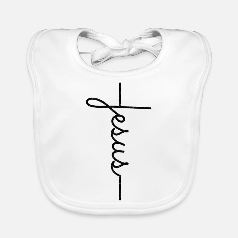 VINTAGE JÉSUS Bavoir bio Bébé