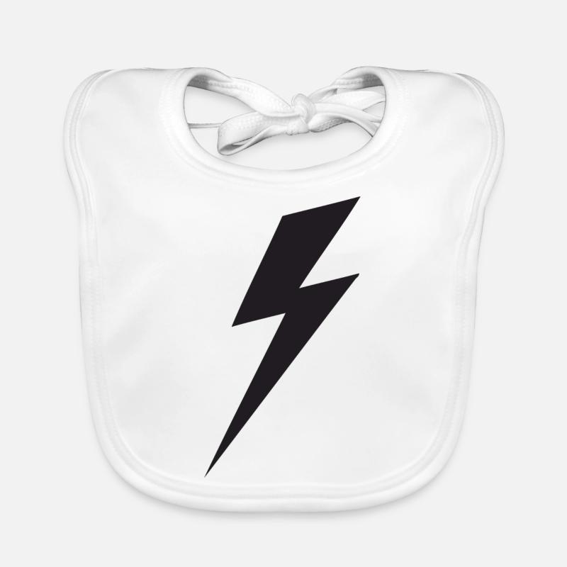 Lightning Bolt Organic Baby Bibs