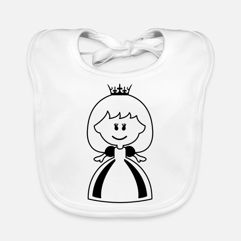 prinzessin Baby Bio-Lätzchen