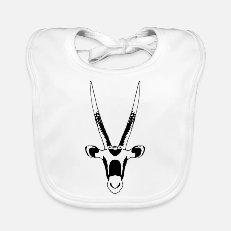 Oryx antelope Organic Baby Bibs