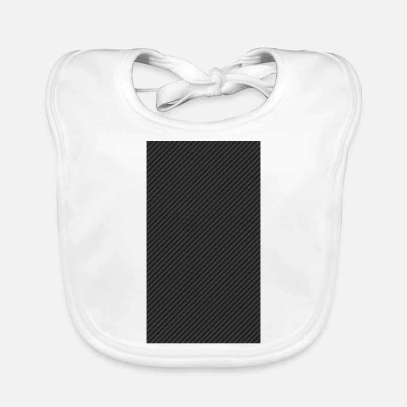 Coque de téléphone Carbon Design bavardage anthracite Bavoir bio Bébé
