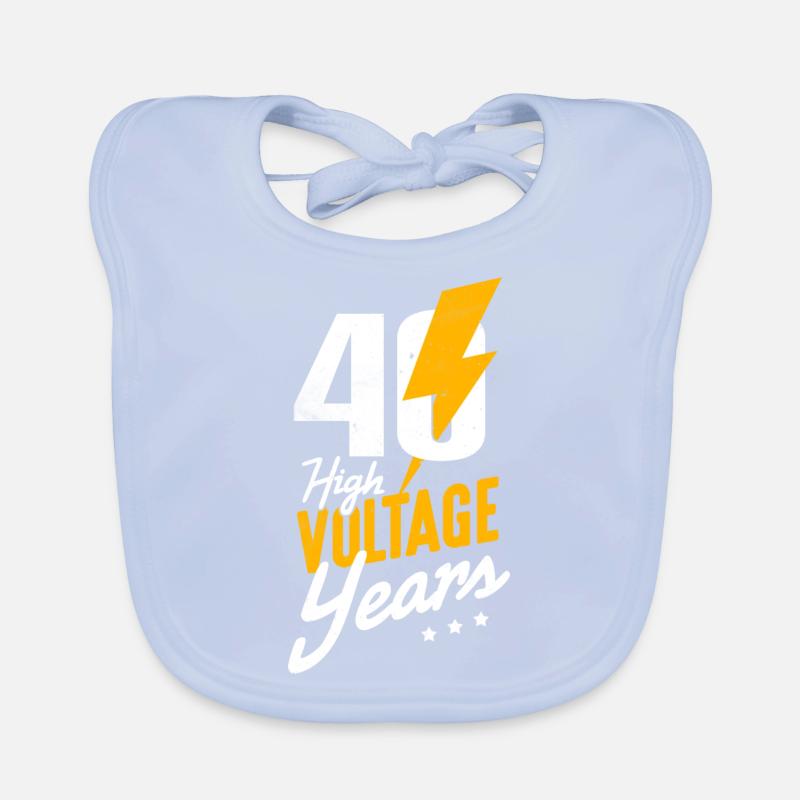 40e anniversaire Bavoir bio Bébé