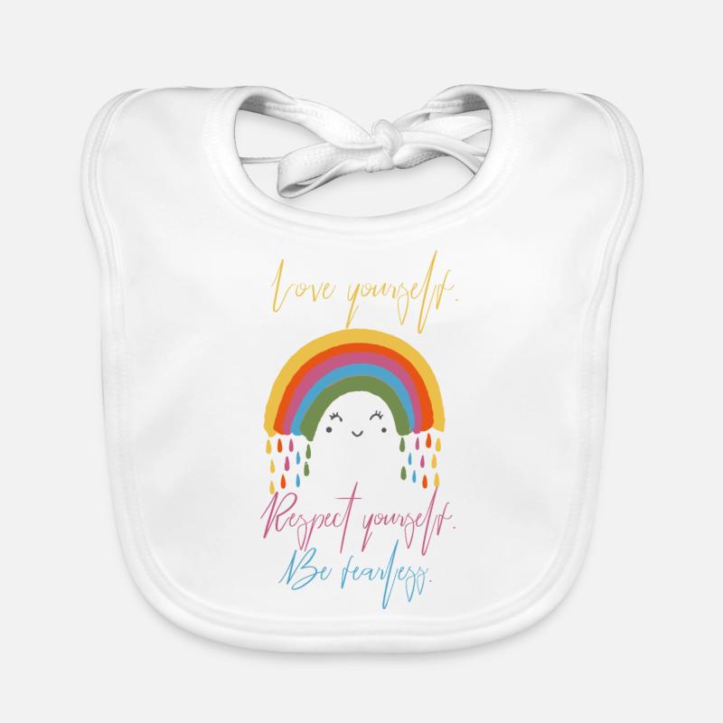 Rainbow, Rainbow Organic Baby Bibs