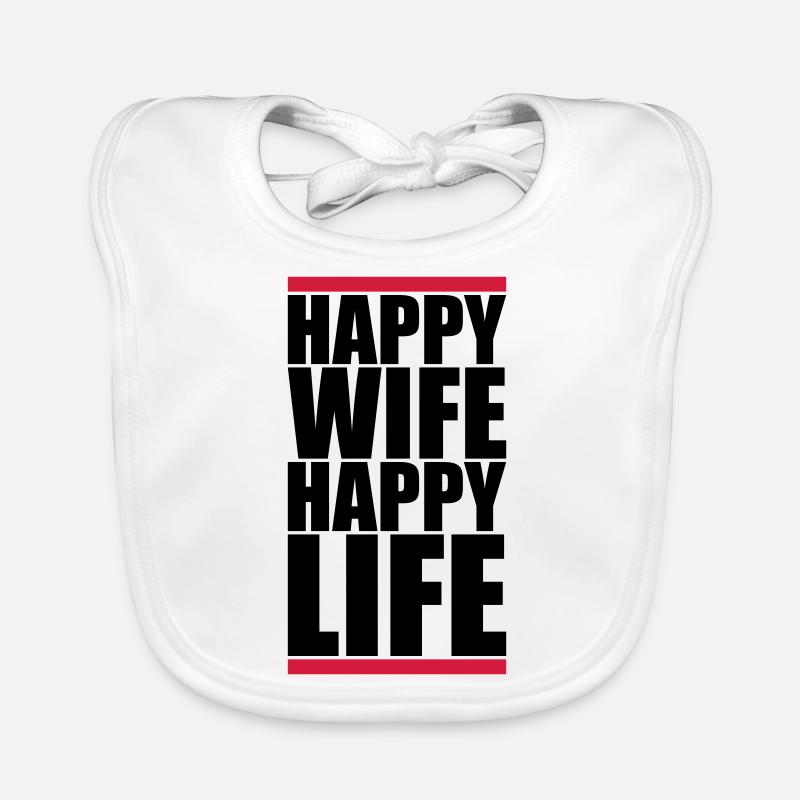 Text Mrs. Happy Organic Baby Bibs